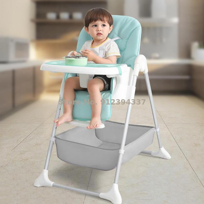 식사 의자 Foldable 가정 식사 의자 조정 가능한 다기능 휴대용 식탁 의자